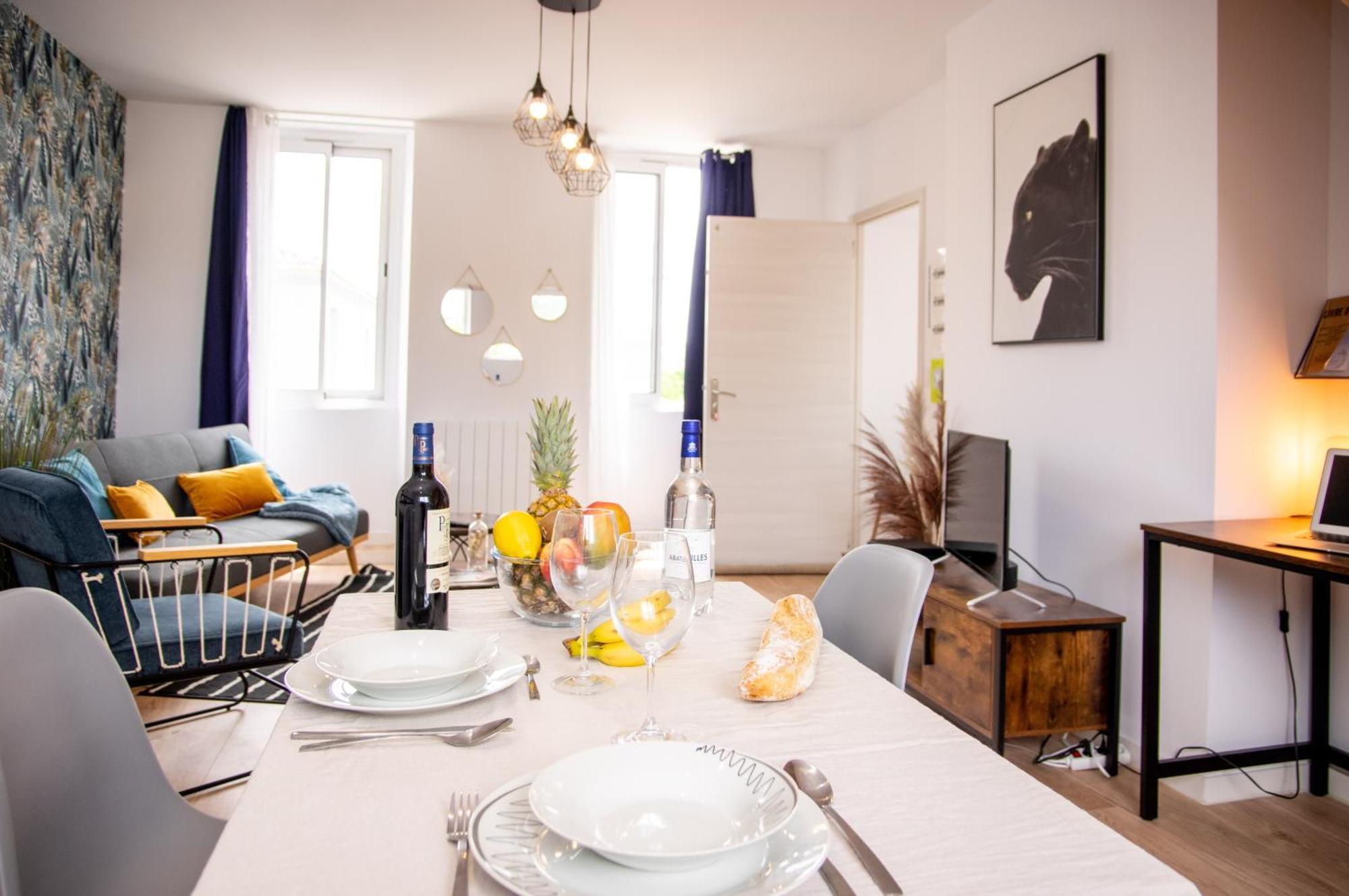 Duplex Cocoon - 10 Min De Blaye - 20 Min Cnpe - Wifi - Tv Hd Apartment Saint-Seurin-de-Cursac Exterior foto